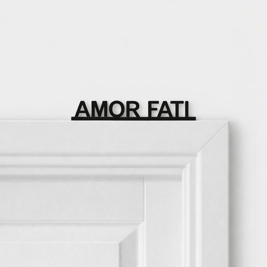 Amor Fati door topper